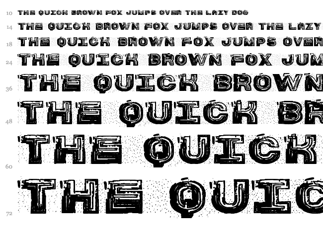 SS Barracuda St font waterfall